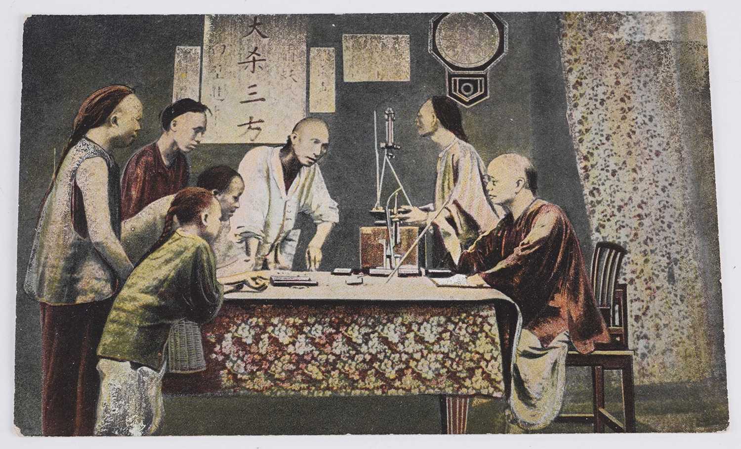 A collection of early 20th Century Chinese, Hong Kong and Japanese Oriental postcards - Image 12 of 15
