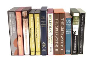 A collection of Folio Society books relating to literature and history