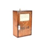 A 20th Century 'First Aid' cabinet