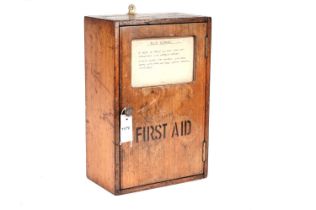 A 20th Century 'First Aid' cabinet