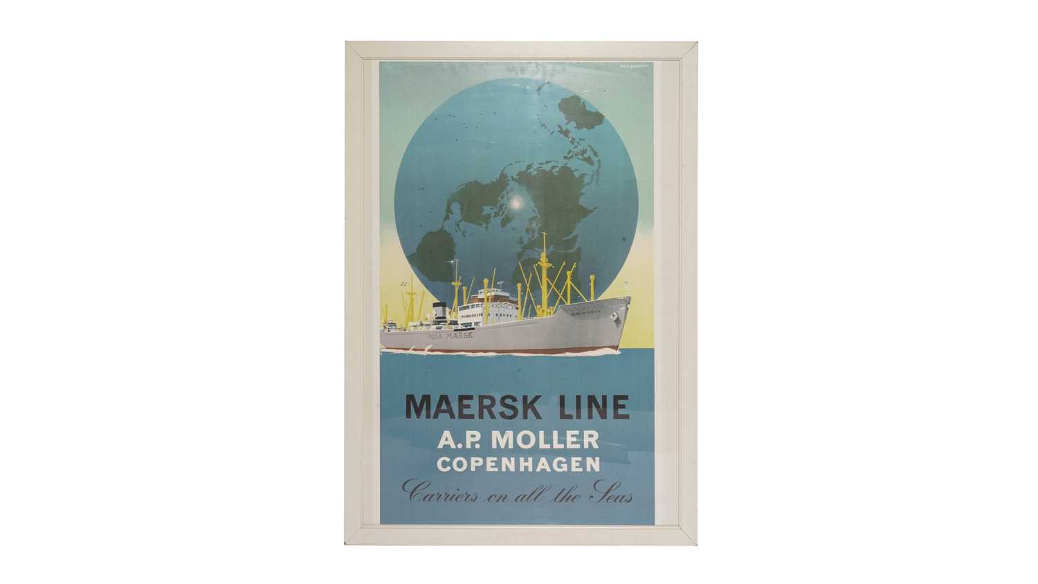 After Aage Rasmussen - Maersk Line and Odense advertising posters | offset lithographic prints
