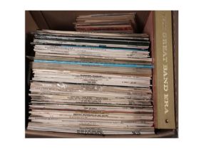 A collection of mixed LPs