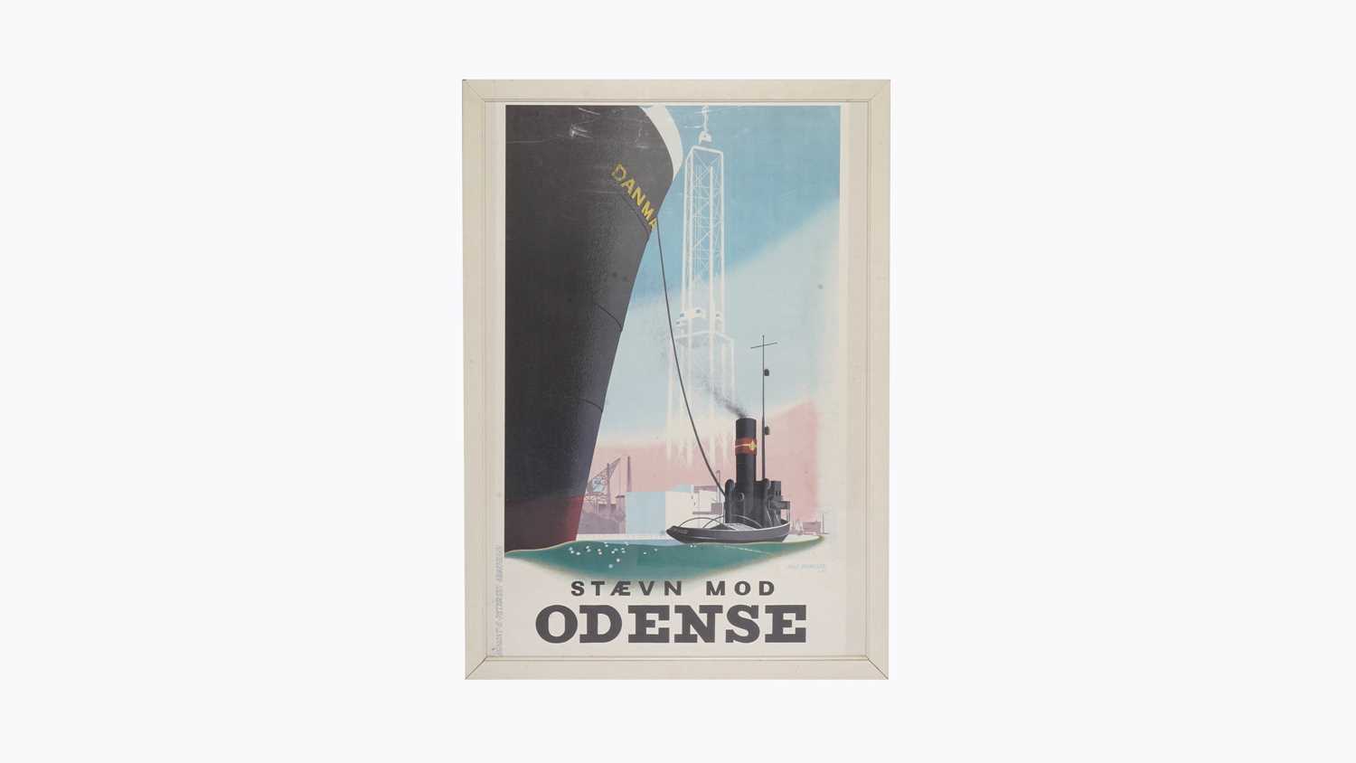 After Aage Rasmussen - Maersk Line and Odense advertising posters | offset lithographic prints - Image 2 of 10