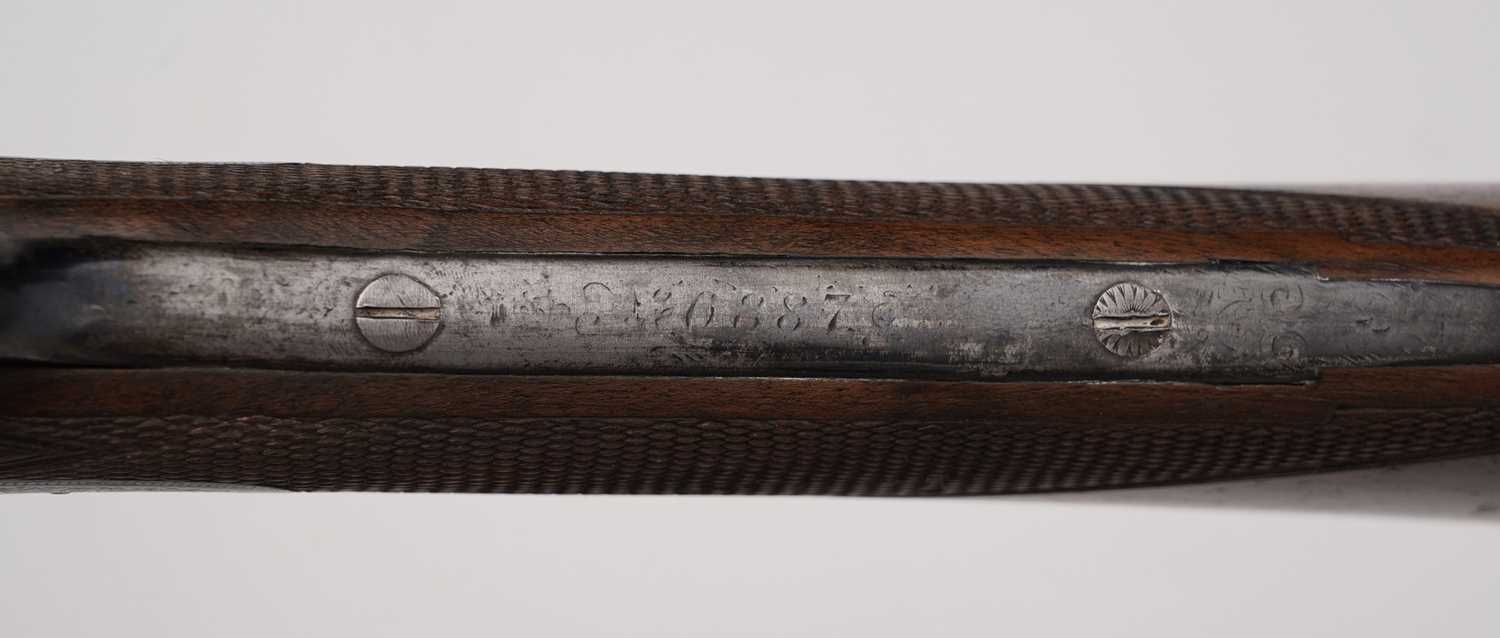 A 19th Century double barrel breech loading pin-fire shotgun by Trulock & Harriss - Image 20 of 22