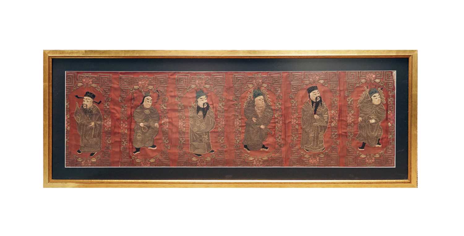 Early 20th Century Chinese silk work