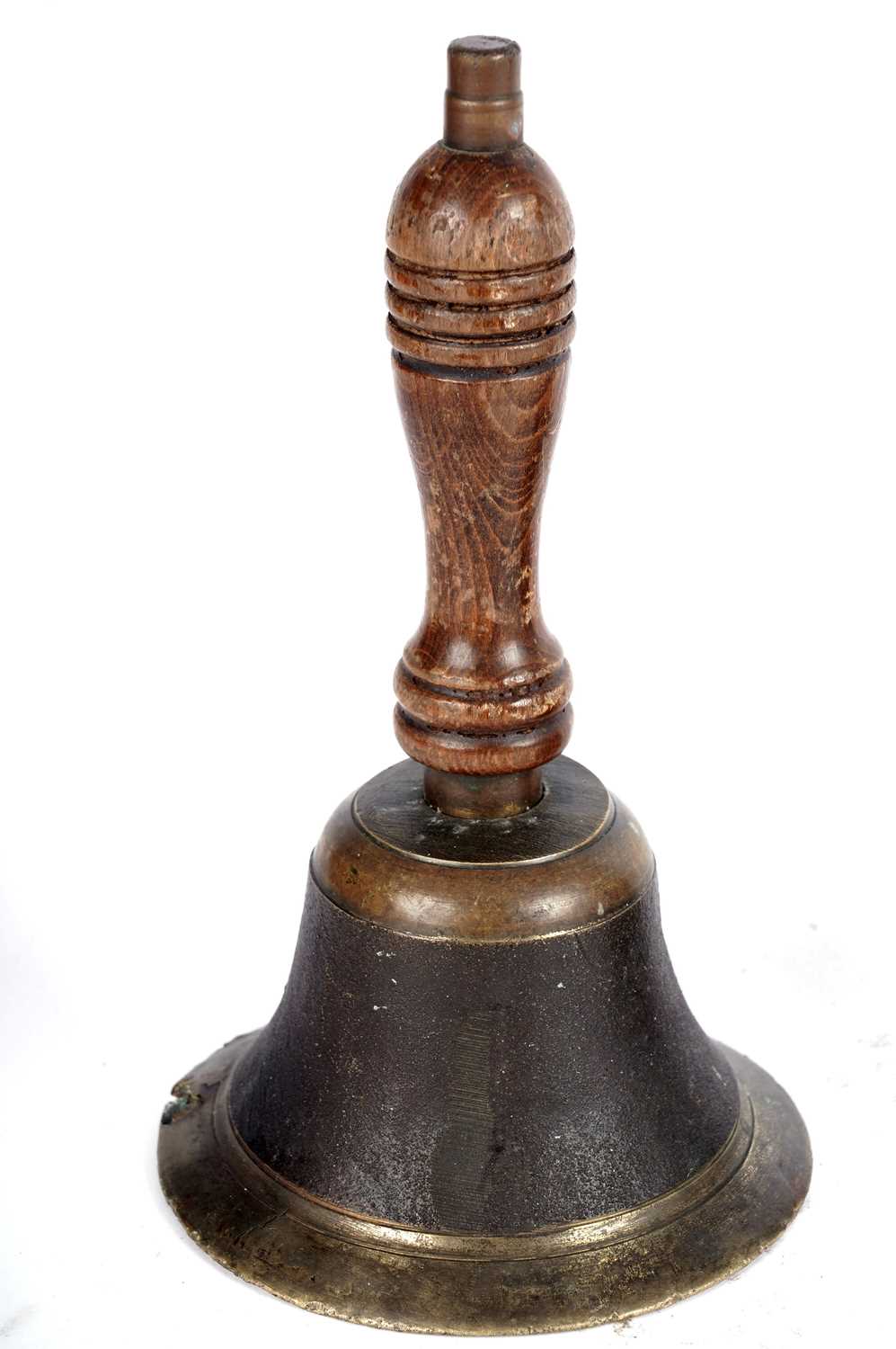 Three brass hand bells - Image 3 of 6