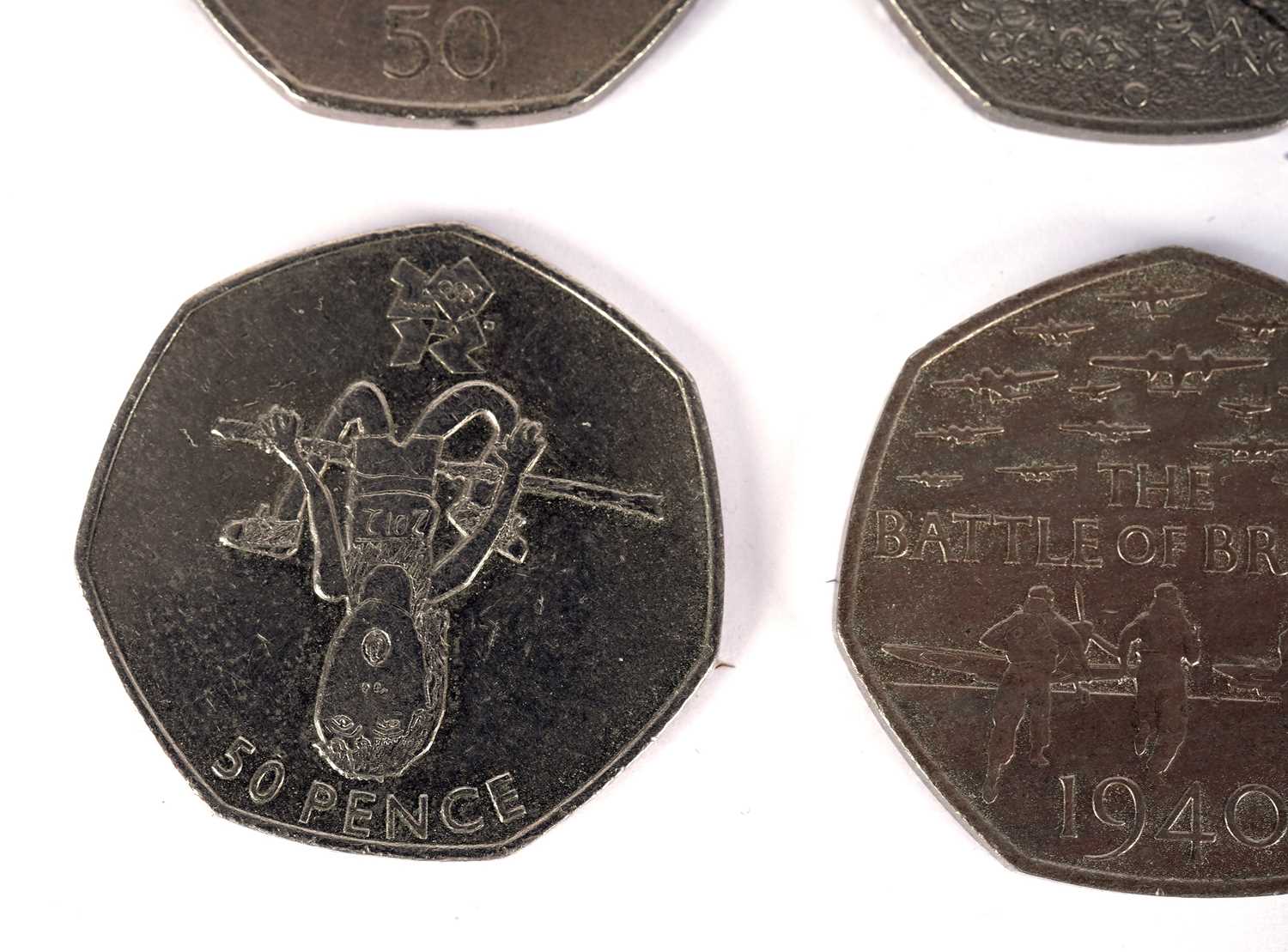 Seventeen GB QEII 50p coins - Image 4 of 5