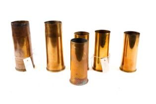 A collection of shell cases