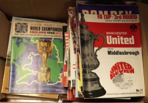 A collection of Sunderland and other football programmes