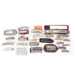 A selection of harmonicas