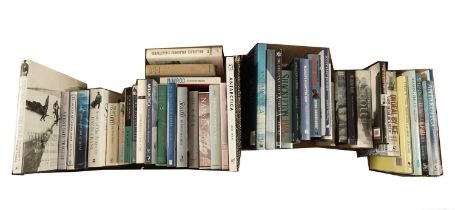 A selection of hardback books relating to Antarctica