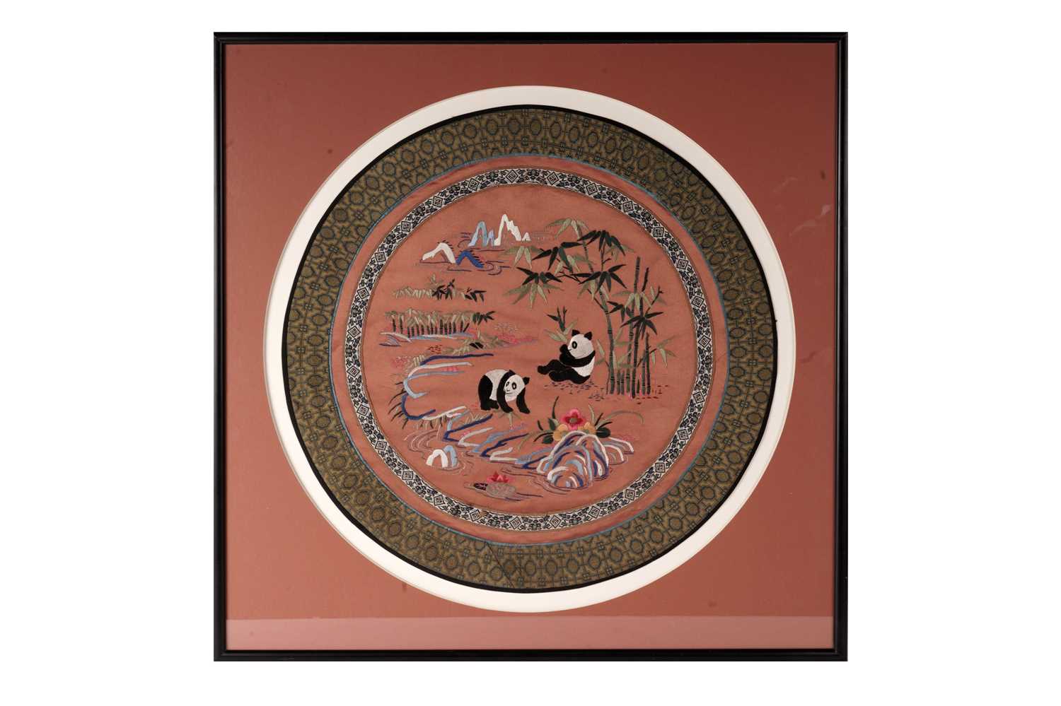 Three Chinese Suzhou embroidery panels - Image 2 of 9