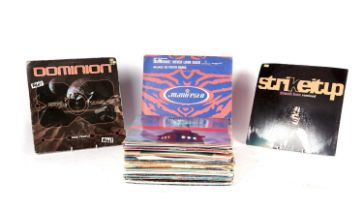 A collection of early 90's Techno, House and Dance LPs and singles