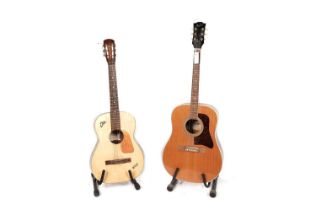 Two acoustic guitars