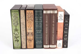 A collection of Folio Society books primarily relating to history