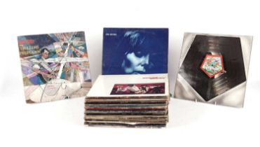 A collection of mixed LPs