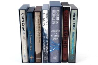 A collection of science fiction Folio Society books