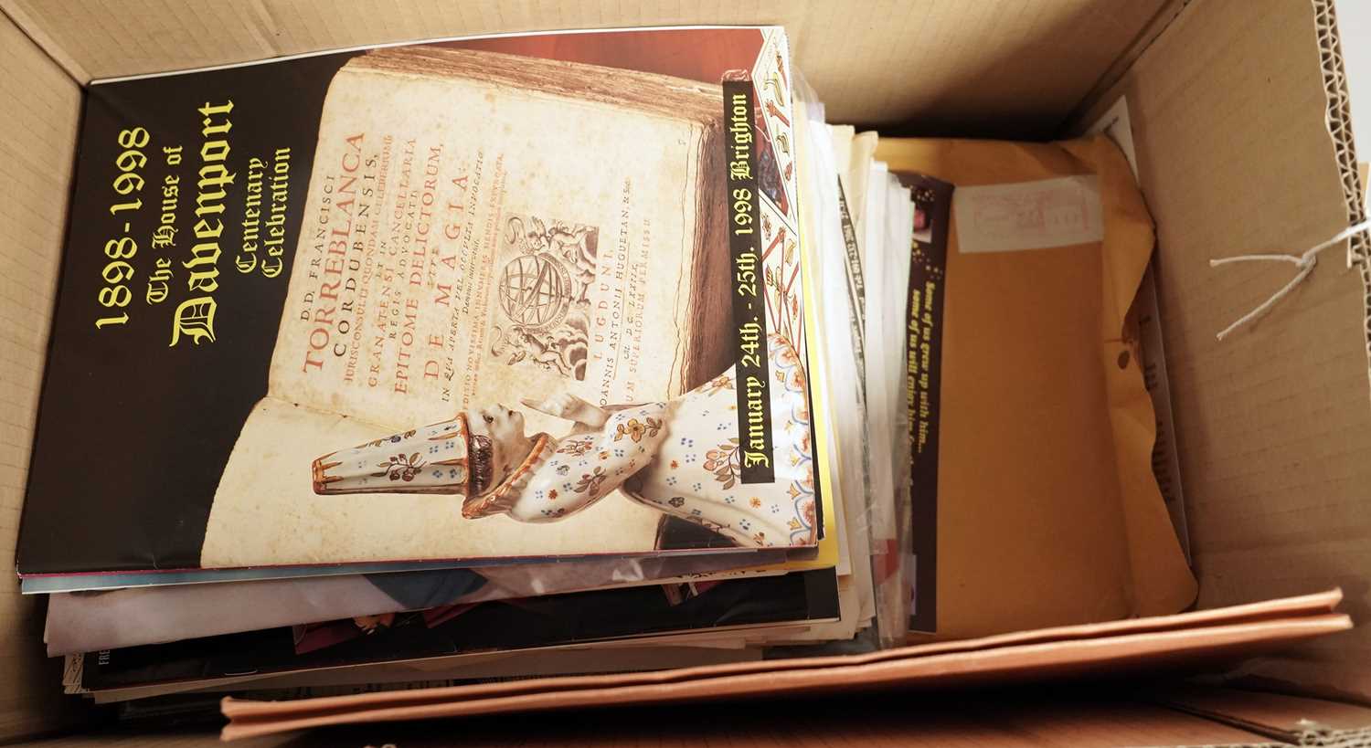 A selection of books and ephemera relating to magic