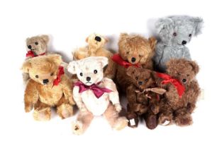 A collection of Dean's vintage teddy bears