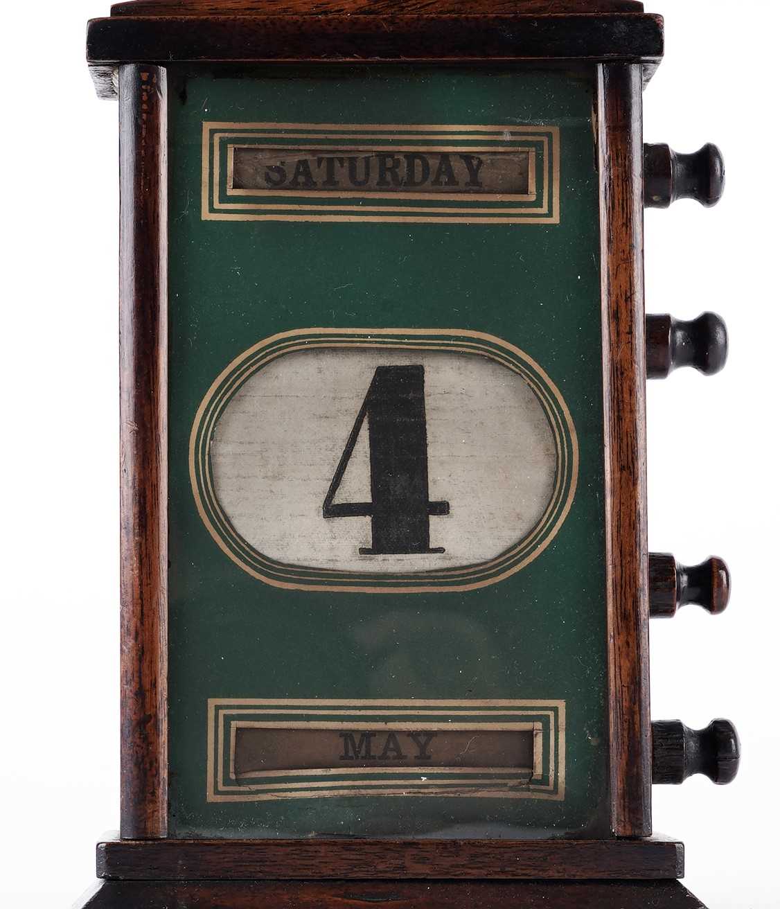 An Edwardian desktop perpetual calendar - Image 3 of 9