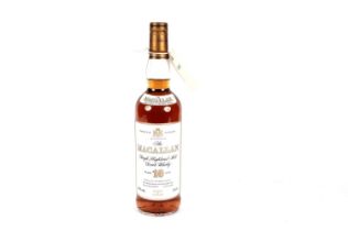 A bottle of The Macallan Single Highland Malt Scotch Whisky