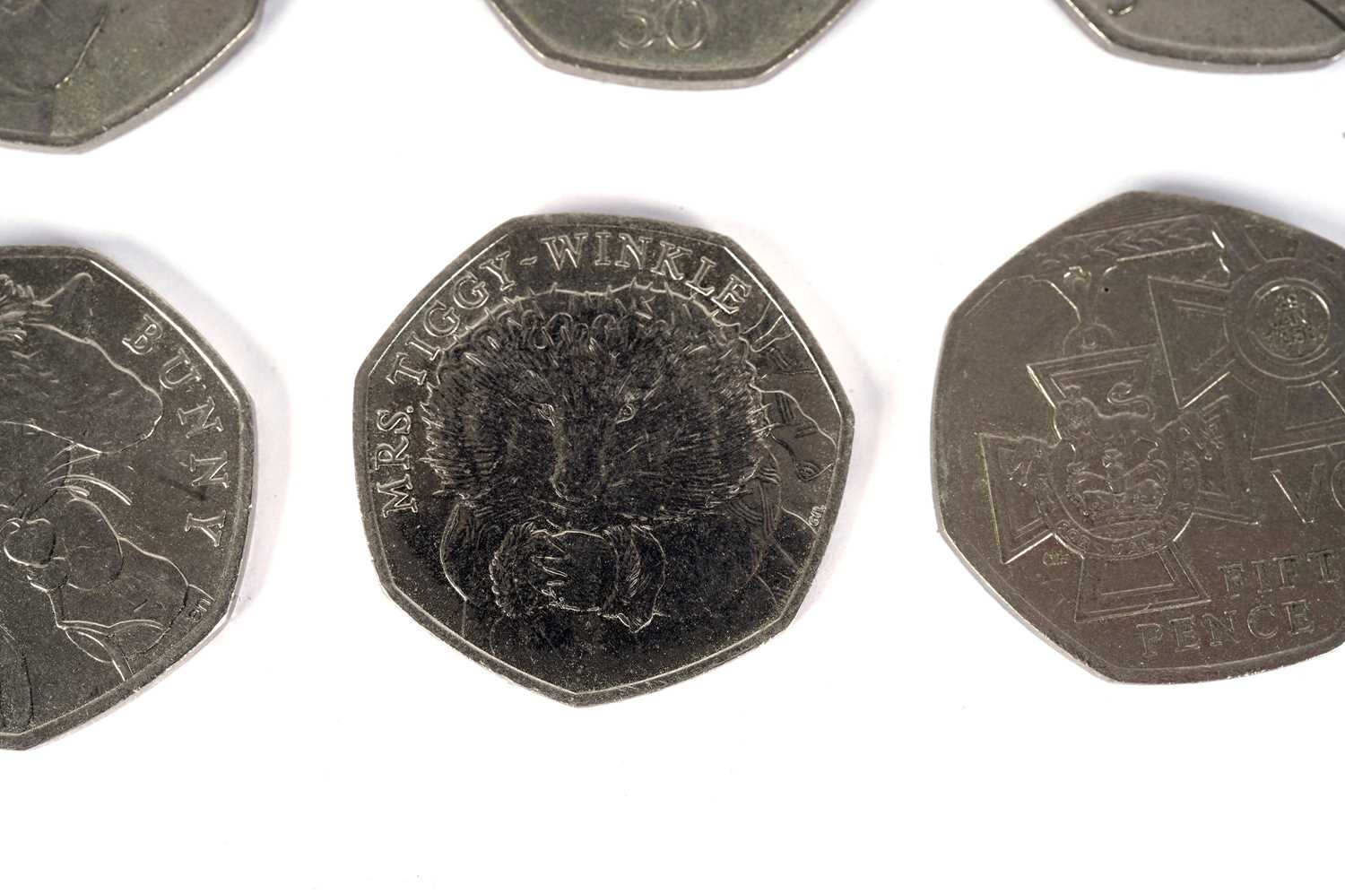Seventeen GB QEII 50p coins - Image 5 of 5