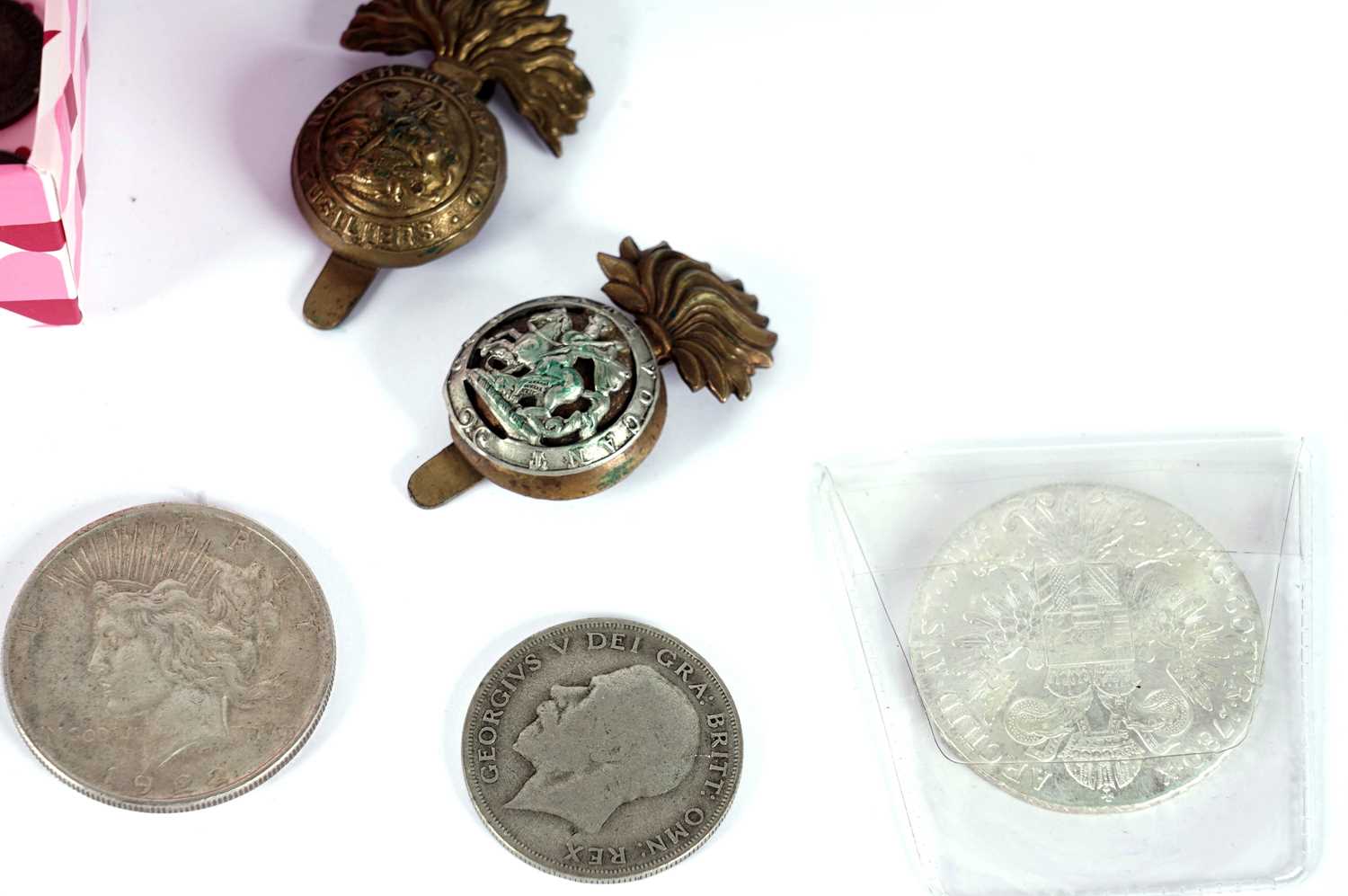 Coins, military cap badges and other items - Image 5 of 6