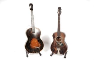 Two acoustic guitars