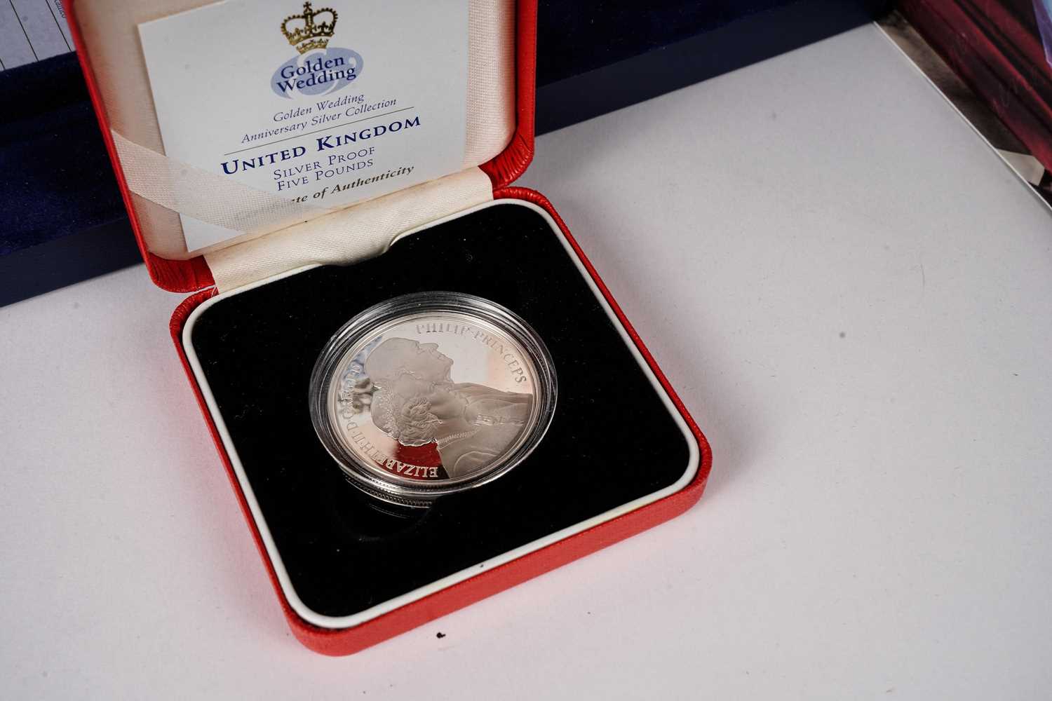The Royal Mint Westminster Queen Elizabeth II The Golden Wedding Anniversary coin collection - Image 8 of 8