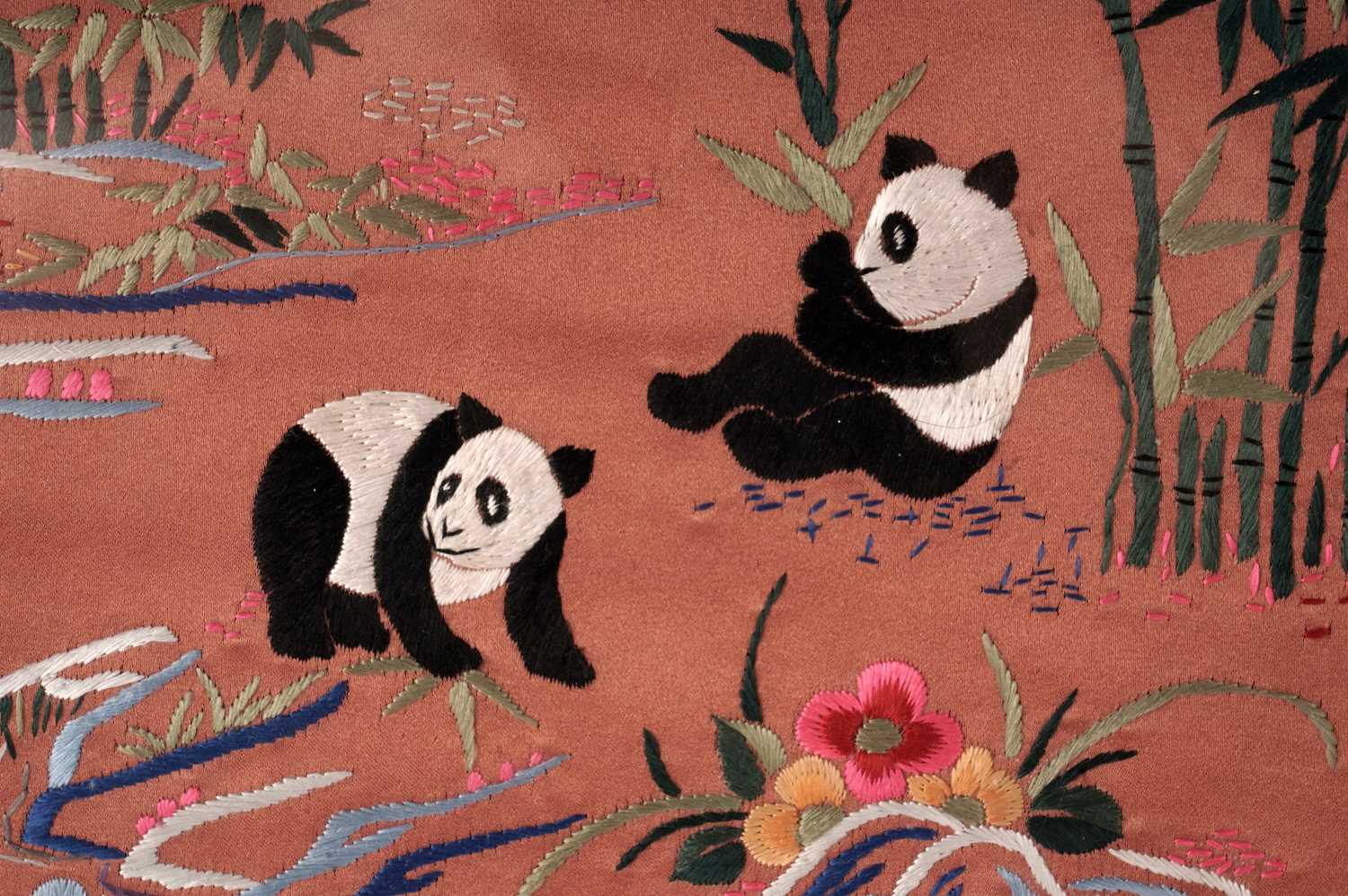 Three Chinese Suzhou embroidery panels - Image 9 of 9