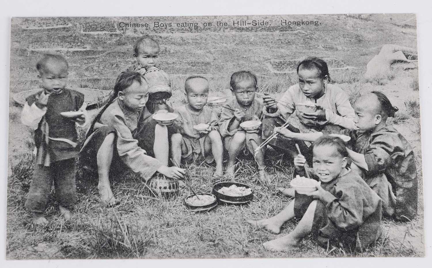 A collection of early 20th Century Chinese, Hong Kong and Japanese Oriental postcards - Image 10 of 15