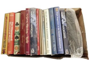 A selection of books relating to magic