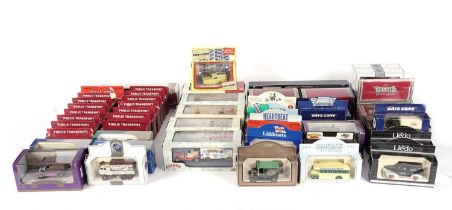 A collection of Lledo diecast model vehicles