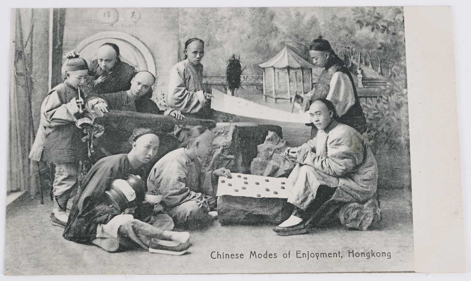 A collection of early 20th Century Chinese, Hong Kong and Japanese Oriental postcards - Image 8 of 15