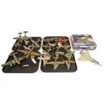 A collection of Corgi The Aviation Archive WWII model military aircraft
