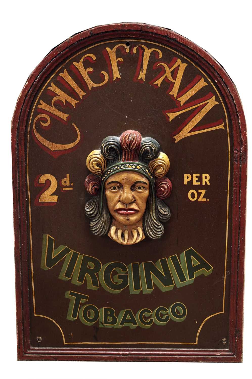 A Chieftain Virginia Tobacco sign - Image 3 of 3