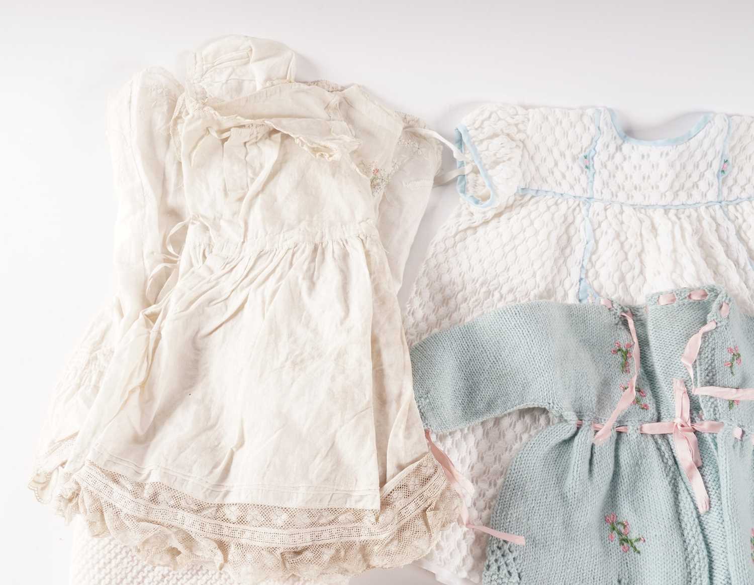 A collection of baby clothing; domestic needlework; and other textiles - Image 8 of 13