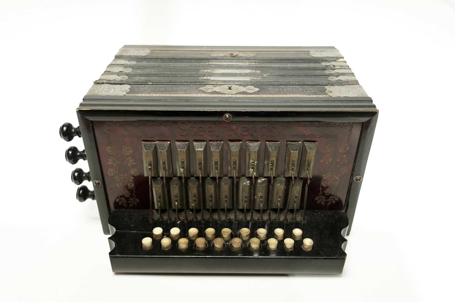 Empress 19-button Melodeon, and an Accordion - Image 3 of 13