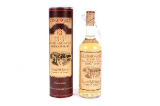 A bottle of Glenmorangie Single Highland Malt Scotch Whisky