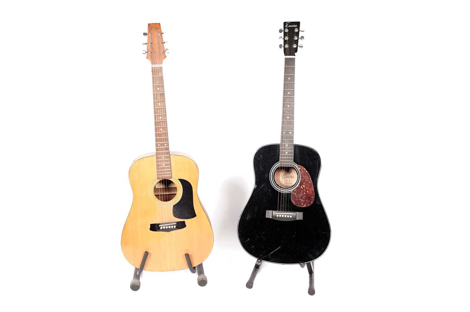 Two acoustic guitars