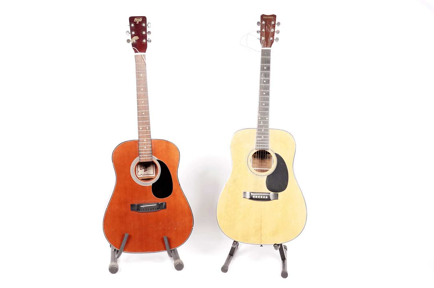 Two acoustic guitars