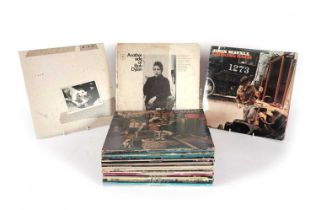 A collection of mixed LPs