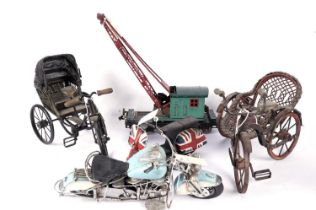 A collection of vintage toys