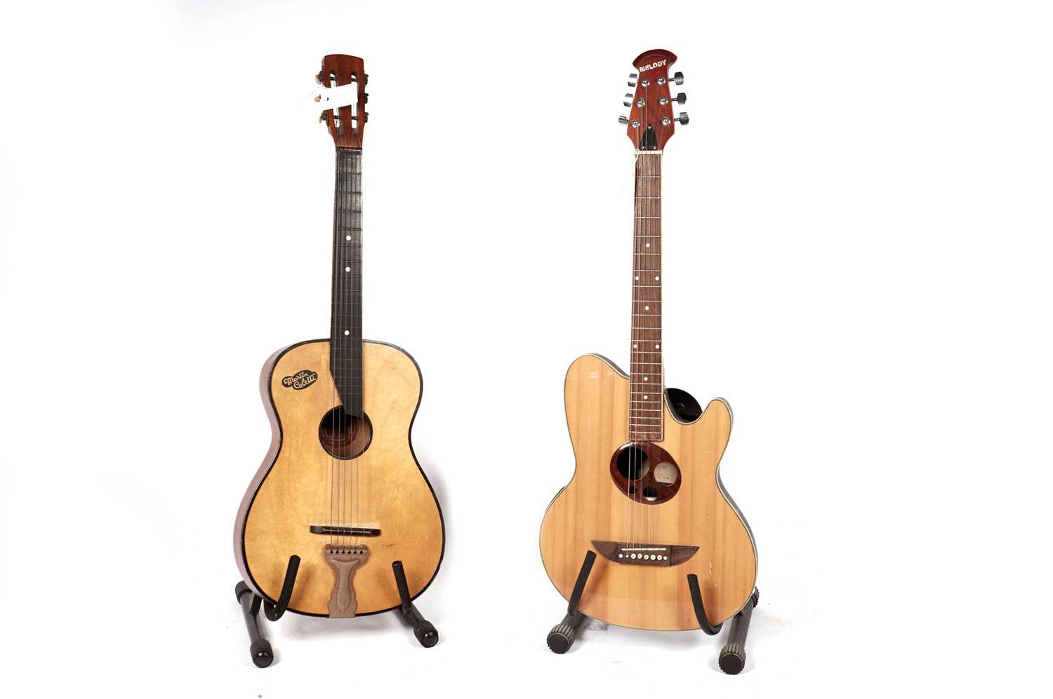 Two acoustic guitars