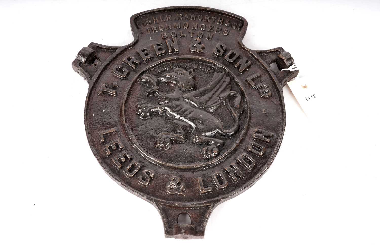 A T. Green & Son Ltd cast metal plaque and a rare Scottish agricultural cast metal plaque - Image 2 of 11