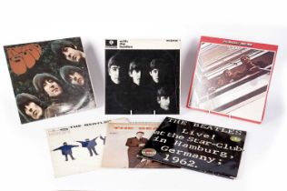 Six Beatles LPs