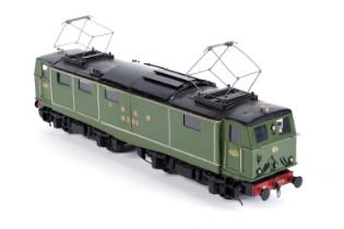 A plastic kit-built 0-gauge electric Bo-Bo locomotive