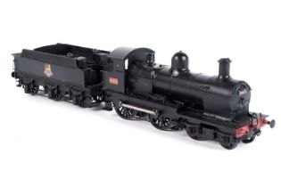 A Gladiator Models metal kit-built 0-gauge 4-4-0 locomotive and six-wheel tender