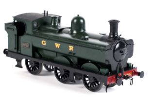 A metal kit-built 0-gauge 0-6-0 locomotive