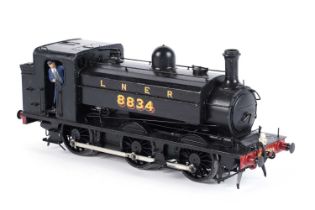 An Ace Models metal kit-built 0-gauge 0-6-0 locomotive